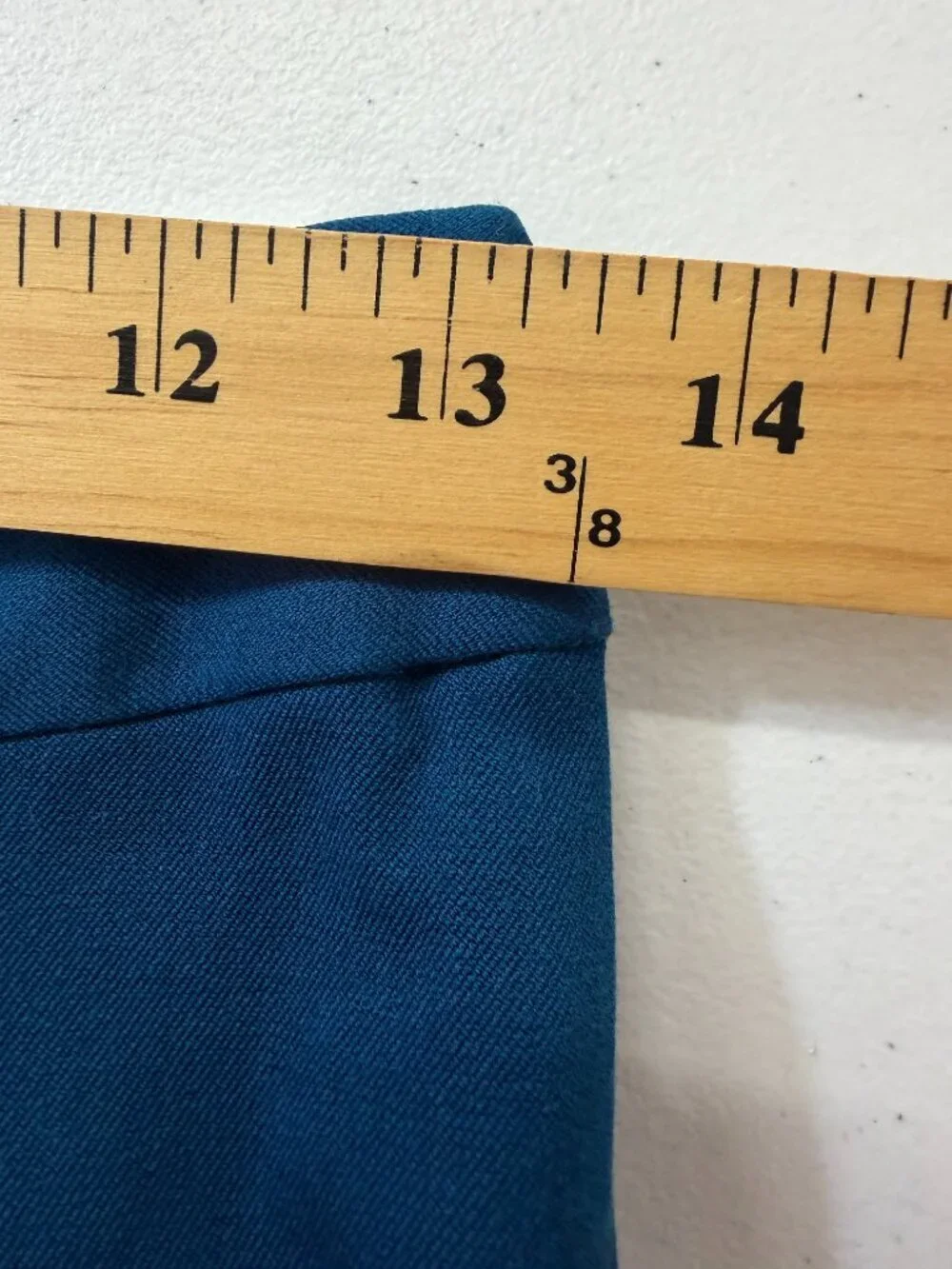 Kate Spade Saturday The Pipeline Pant Peacock Blue Ankle Pants Size 00 NWT